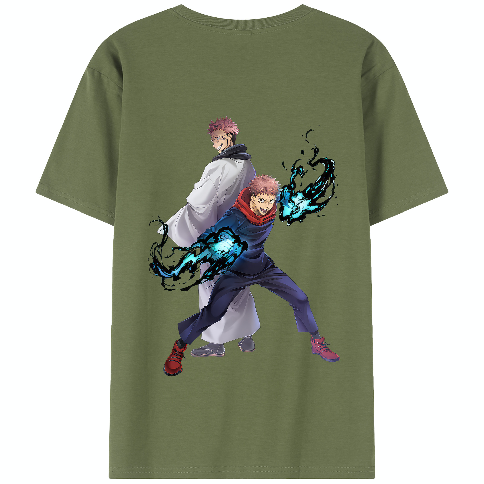（画像用） 呪術廻戦 Jujutsu Kaisen 綿100％半袖Tシャツ（背面プリント）